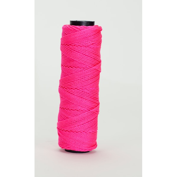 Bon 11-884 Ezc Line, Nylon No.18 Braided, 1000 Foot Neon Pink